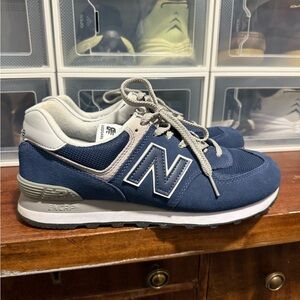 New Balance Blue and Gray Sneakers